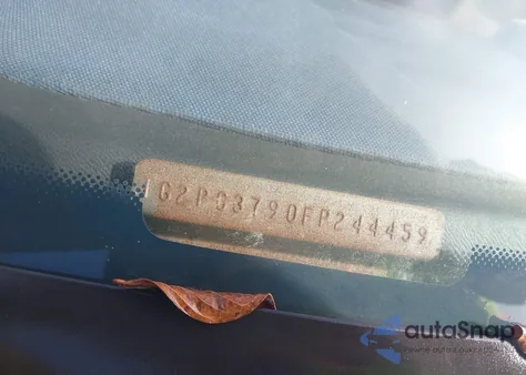 1985 Pontiac Fiero Gt z USA, uszkodzony, nr VIN 1G2PG3790FP244459